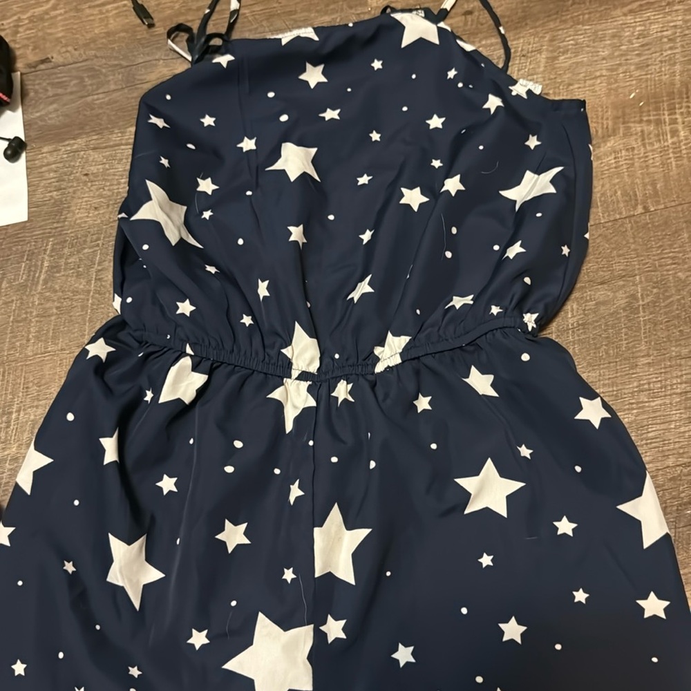 Dark blue romper  with stars